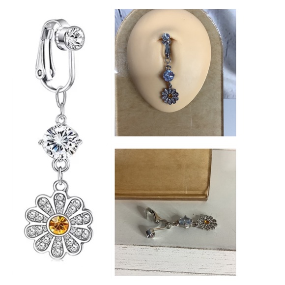 Clip-On Belly Button Ring - Picture 1 of 4